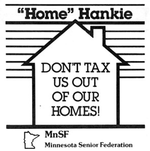 Minnesota’s seniors waved World Series-inspired “Home” Hankies at a Capitol rally focused on making the state’s tax system fairer for people living on fixed incomes.
