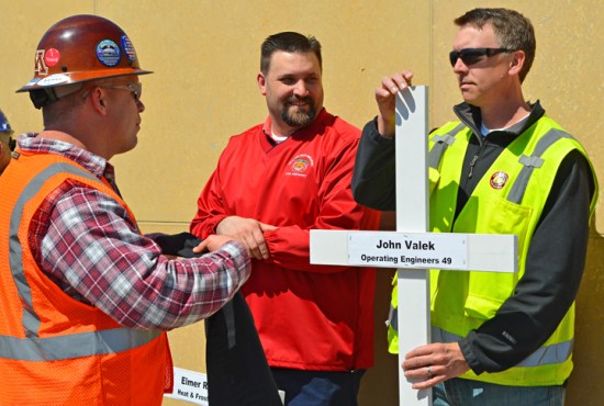 Operating Engineers Local 49 member John Valek died last fall during work on the new ballpark downtown St. Paul.