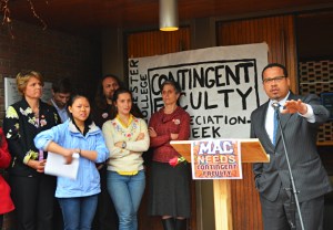 U.S. Rep. Keith Ellison urges Macalester to remain neutral during contingent faculty's organizing drive.