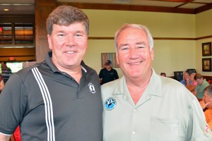 UA General President William Hite (R) traveled to St. Paul with his Mayo Clinic doctor, Keith Stewart.