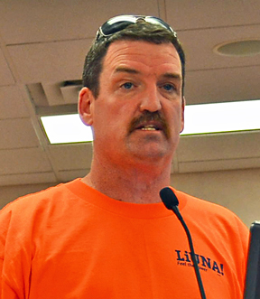 Laborers Local 563 Business Manager Tim Mackey