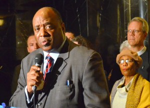 Rev. Charles Gill of Pilgrim Baptist said extending earned sick time to all St. Paul workers would help "people who have a great desire to take care of their families, who are responsible adults." 