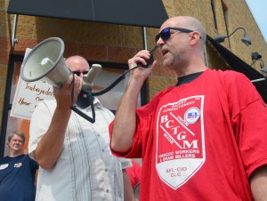 Ned Neterval is among the workers working to organize a union at Franklin Street Bakery.