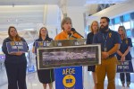 U.S. Rep. Betty McCollum joins AFGE Local 899’s commemoration of the 9/11 attack.