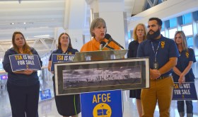 U.S. Rep. Betty McCollum joins AFGE Local 899’s commemoration of the 9/11 attack.
